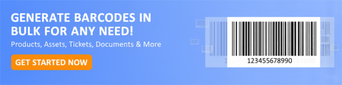 bulk barcode generator call to actio 批量條碼生成器調用actio