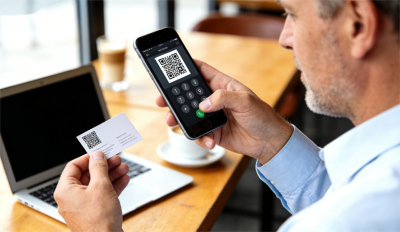 掃描二維碼進行通話