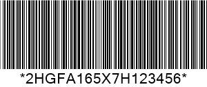 39條碼 VIN Barcode