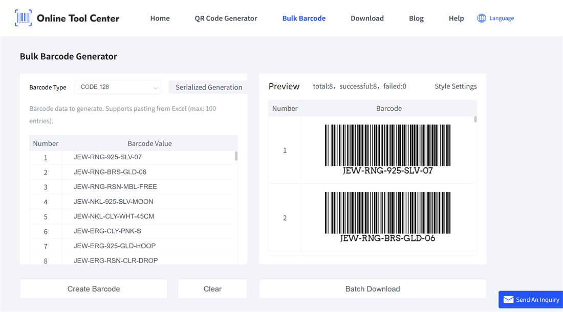 barcode generatio 條碼生成