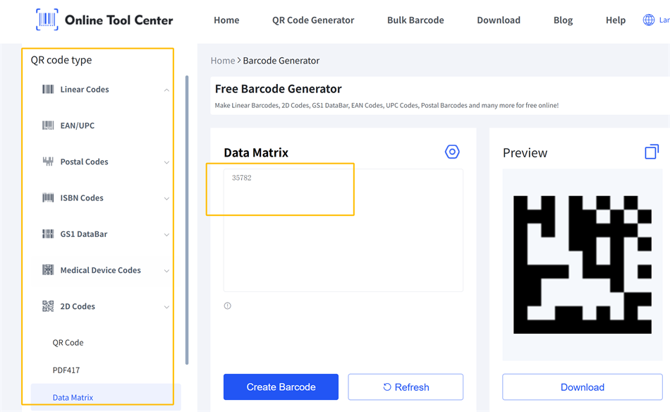 DataMatrix代碼生成器