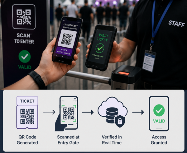 how QR code ticket validation work 二維碼票驗證的工作原理
