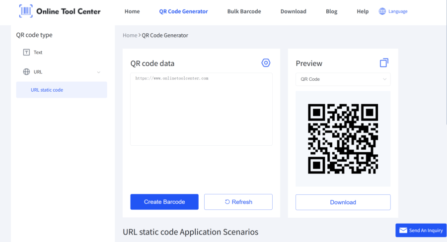 create link qr code 創建連結二維碼