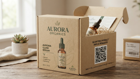 qr code on product packagi 產品包裝上的二維碼