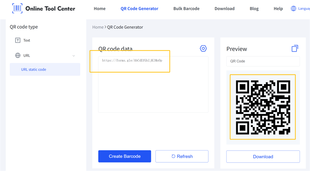 make qr code for registration form 為註冊表製作二維碼