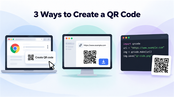 3 Ways to Create a OR Code 創建OR程式碼的三種方法